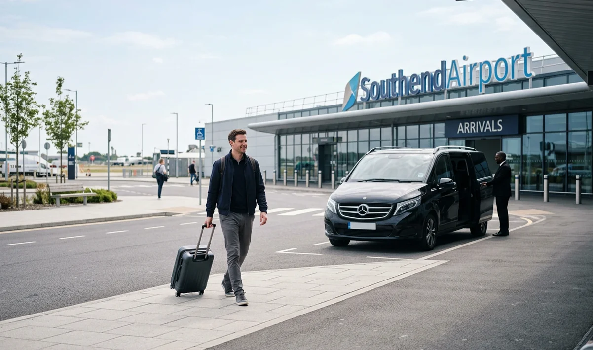 passenger at southend airport